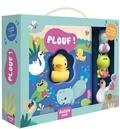 Sigrid Martinez - Plouf ! - Coffret avec un livre de bain et 4 animaux pour jouer dans le bain.