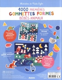 1000 premières gommettes formes. Bébés animaux