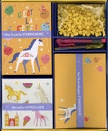 Kat Kalindi - Mon set d'invitations d'anniversaire ! - Avec 16 cartes, 2 stylos, 4 feuilles d'autocollants, 16 enveloppes et des confettis.