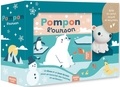Anna Hurley - Pompon l'ourson - Coffret avec un livre pour le bain et un jouet de bain.