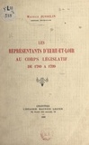 Maurice Jusselin - Les représentants d'Eure-et-Loir au corps législatif de 1789 à 1799.