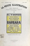 Michel Duran et Robert de Beauplan - Barbara - Comédie en trois actes, représentée pour la première fois à Paris, le 7 février 1938 au Théâtre Saint-Georges.