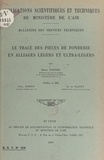 Henri Portier et Raymond de Fleury - Le tracé des pièces de fonderie en alliages légers et ultra-légers.