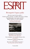 Marc-Olivier Padis - Esprit N° 389, Novembre 201 : Reconquérir l'espace public.