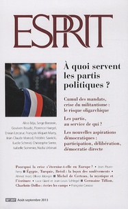 Marc-Olivier Padis - Esprit N° 397, août-septemb : A quoi servent les partis politiques ?.