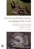 Inès Leroy et Laurent Verslype - Communauté des vivants, compagnie des morts - Actes des 35e journées de l'Association française d'archéologie mérovingienne.