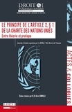 Di Gore Simmala - Le principe de l'article 2, paragraphe 1 de la charte des Nations Unies - Entre théorie et pratique.