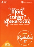 Marion Bellissime - Cyclades 3e cycle 4 - Mon cahier d'exercices.
