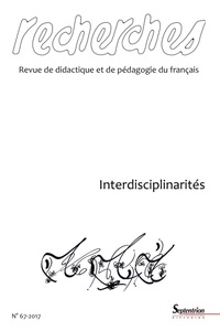 Nicole Biagioli et Pierre Carion - Recherches N° 67/2 : Interdisciplinarité.