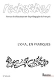 Catherine Mercier - Recherches N° 68, juin 2018 : L'oral en pratiques.