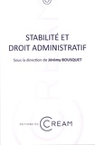 Jérémy Bousquet - Stabilité et droit administratif.