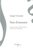 Sadegh Tchoubak - Nuit d'insomnie - Et autres nouvelles.