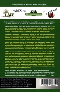 Revue méditerranéenne de droit public N° 10 L'Arbre, l'Homme et le(s) droit(s). 65e anniversaire de la parution de L'homme qui plantait des arbres
