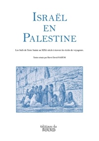 Hervé David Nahum - Israël en Palestine - Les Juifs de Terre Sainte au XIXe siècle à travers les écrits de voyageurs.
