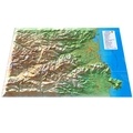  3Dmap - Carte en relief des Pyrénées-orientales - 1/240 000.