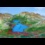  3D Map - Carte en relief du lac d'Annecy - 1/120 000.