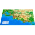 3D Map - Carte en relief de la Sainte-Victoire et Sainte-Baume - 1/190 000.