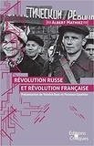 Albert Mathiez - Révolution russe et révolution française.