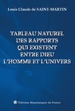 Louis-Claude de Saint-Martin - Tableau naturel des rapports qui existent entre Dieu, l'Homme et l'univers.