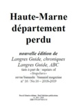 Paul Melchior - Haute-Marne département perdu.
