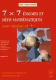 Michel Criton - 7 x 7 énigmes et défis mathématiques pour lycéens et + du championnat international des jeux mathématiques et logiques.