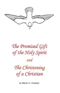  Martin Koestler - The Promised Gift of the Holy Spirit and the Christening of a Christian.