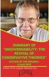  MAURICIO ENRIQUE FAU - Summary Of "Ungovernability, The Revival Of Conservative Theories" By Claus Offe - UNIVERSITY SUMMARIES.