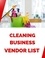  Business Success Shop - Cleaning Business Vendor List.