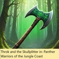  Ajax Bonesteel - Throk and the Skullplitter in: Panther Warriors of the Jungle Coast - Throk, #1.