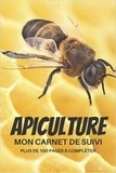  Anonyme - Mon carnet de suivi APICULTURE   plus de 100 pages à compléter - Cahier d’apiculture pour suivre l’évolution de mes ruches , colonies et abeilles | ... de Noel , po.