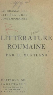 Panorama de la littérature roumaine contemporaine