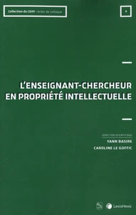 L'enseignant-chercheur en propriété intellectuelle