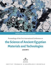 Bassem Gehad et Anita Quiles - Proceedings of the first international conference for Science of Ancient Egyptian materials and technology (SAEMT).