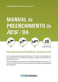 Manual de preenchimento da IES/DA