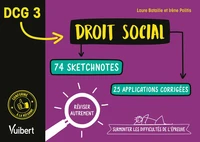DCG 3. Droit social en 74 sketchnotes et 20 applications corrigées