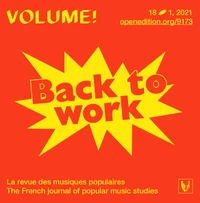 Volume ! n° 18-1