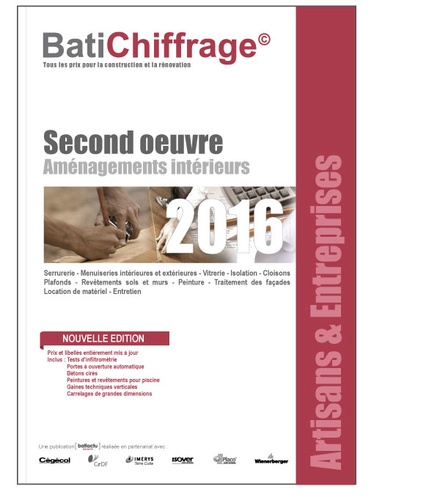  BatiChiffrage et  Batiactu Groupe - L'annuel des prix - Artisans et entreprises - second oeuvre aménagements intérieurs.