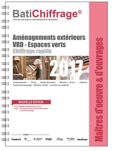  BatiChiffrage et  Batiactu Groupe - Maîtres d'oeuvre et d'ouvrages - aménagement extérieurs.