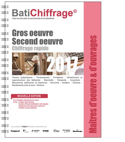 BatiChiffrage et  Batiactu Groupe - Maîtres d'oeuvre et d'ouvrages - Gros oeuvre - second oeuvre.