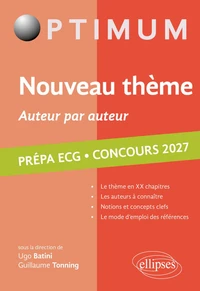 Auteur par auteur. Littérature, Philosophie, Culture générale. Prépa ECG. Concours 2027.