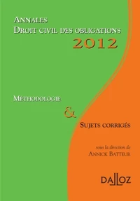 Droit civil des obligations 2012