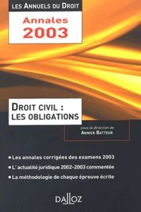 Droit civil : les obligations