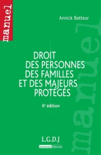 Droit des personnes, des familles et des majeurs protégés