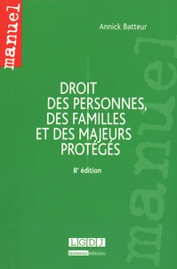 Droit des personnes, des familles et des majeurs protégés