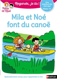 Mila et Noé font du canoë