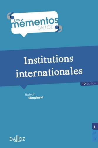 Institutions internationales