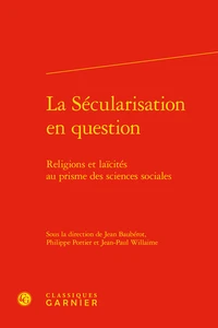 La sécularisation en question
