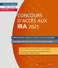 Concours d'accès aux IRA Catégories A+ et A