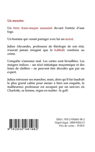 Meurtre en kabbale. Une enquête du professeur Julius Alexander