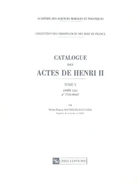 Catalogue des actes de Henri II